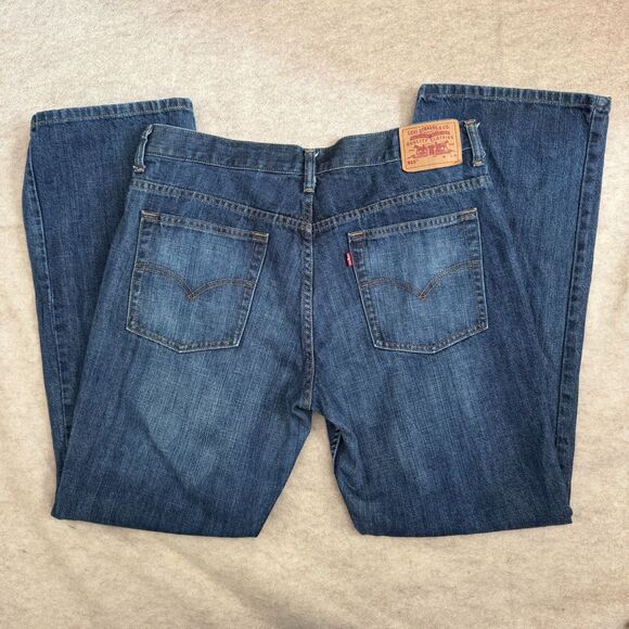 Vtg y2k Levi’s 515 Blue Denim Bootcut Jeans Womens 14 Mid Rise normcore heritage - Picture 10 of 10